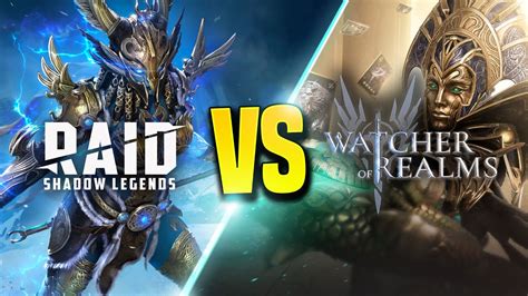 watcher of realms raid shadow legends clone|watcher of realms vs raid.